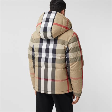 beige jacke burberry herren|burberry reversible puffer jacket.